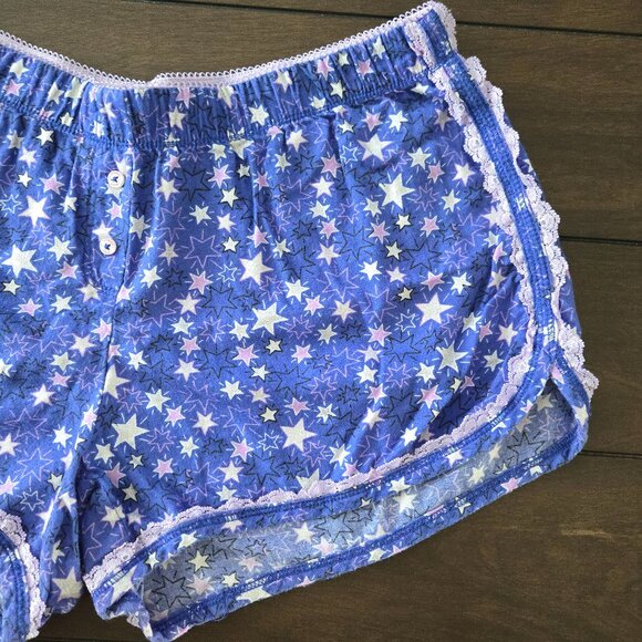 Rare Victoria's Secret Purple Stars Shorts - Picture 3 of 10